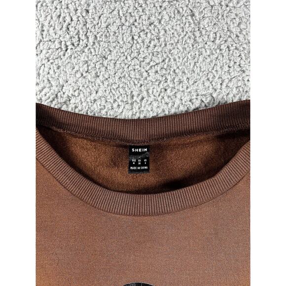 Mom Life Sweatshirt Women Medium Oversized Graphic Cozy Cheetah Pullover - Picture 9 of 11